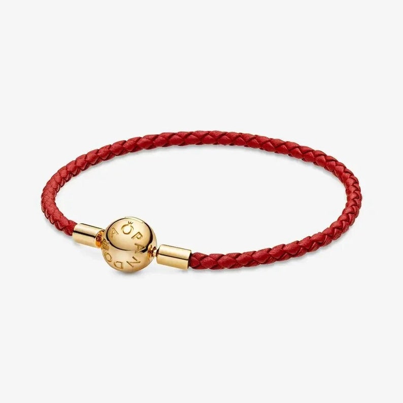 Pulsera de cadena de serpiente Pandora edición dorada Pulsera de cadena gruesa con dijes Oro, negro, rojo Regalos de joyería para ella S925 BR-004 DESIGN 2