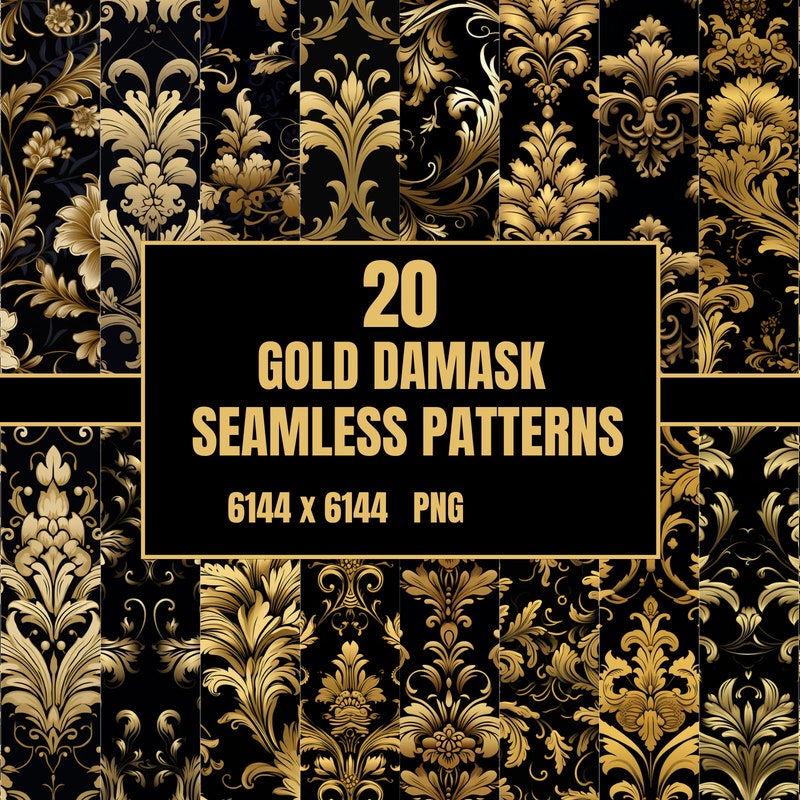 Damask Pattern - Etsy