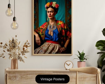 18 Portrait Frida Khalo - Wall Art - Digital Download - Digital Print