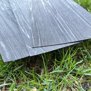 Black & Silver Wood Veneer Sheets: Craft Veneer (5 1/8" x 31") image 6