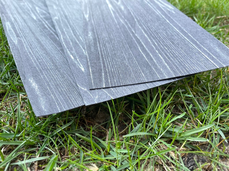 Black & Silver Wood Veneer Sheets: Craft Veneer (5 1/8" x 31") image 6