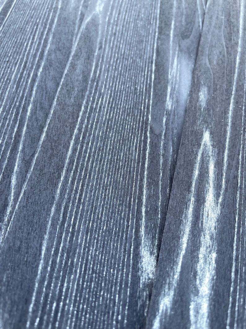 Black & Silver Wood Veneer Sheets: Craft Veneer (5 1/8" x 31") image 5
