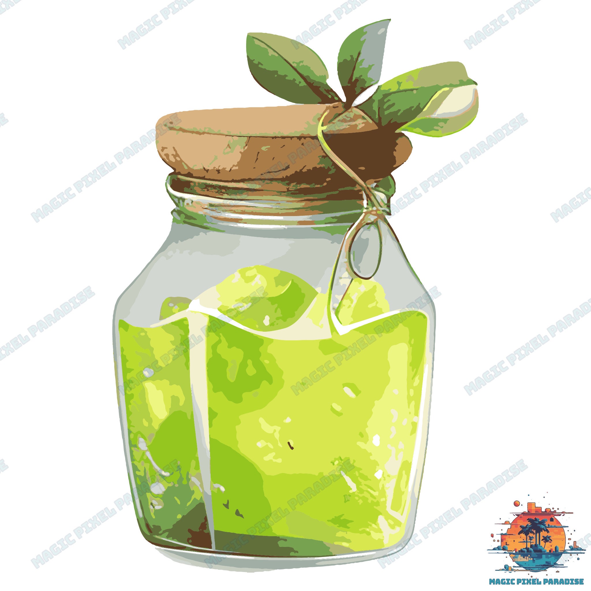 Watercolor Key Lime Clipart SVG Key Lime SVG and PNG Citrus Graphics