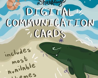DIGITALE communicatiekaarten | Autisme ADHD Neurodivergentie Angst | PDF/PnG