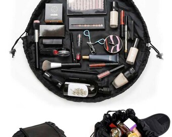 Drawstring make up bag easy spacious make up bag