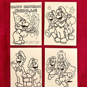 Super Mario Coloring Book: 30 Coloring Pages For Kids And Adults: For Kids  And Adults, +30 Amazing Drawings: Characters And Much More! Paperback ·  khadin · Online Store Powered by Storenvy