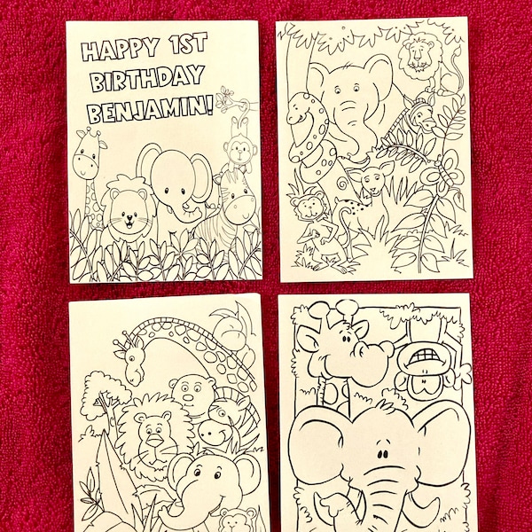 Mini Coloring Pages Printable - Etsy