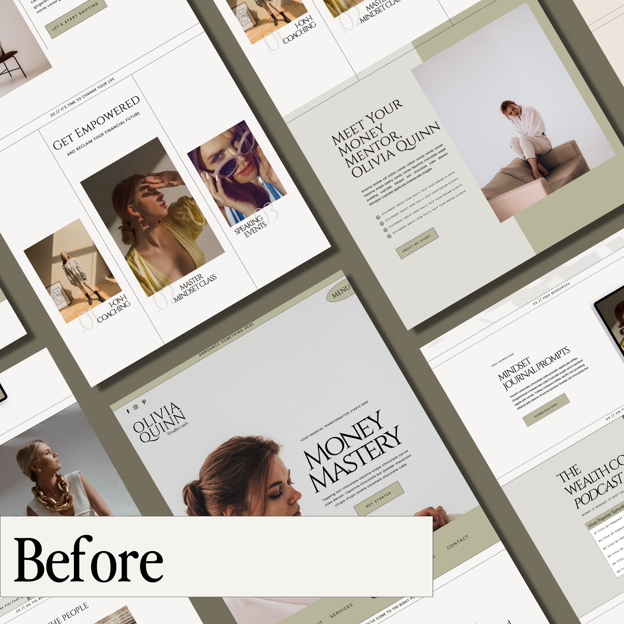 Showit Website Template for Coaches and Creative Entrepreneurs, Online
