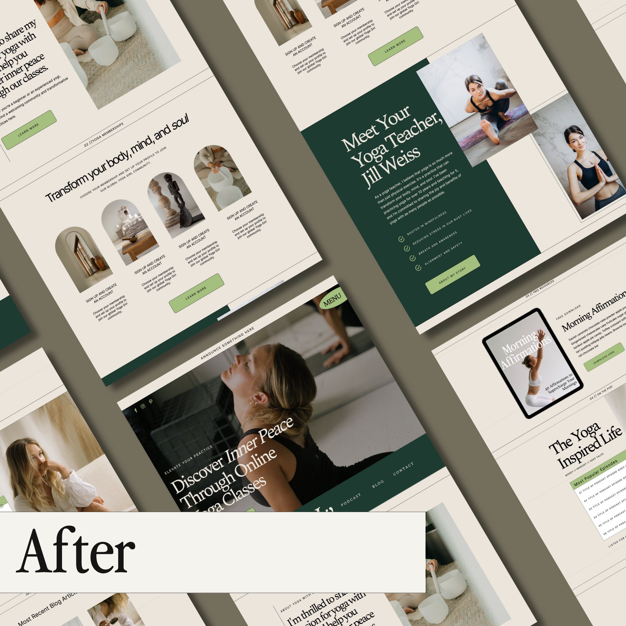 Showit Website Template for Coaches and Creative Entrepreneurs, Online
