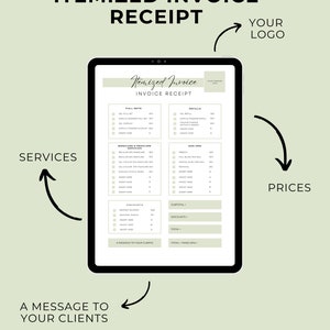Itemized Nail Services Receipt Nail Technician Form Nail Client Form ...
