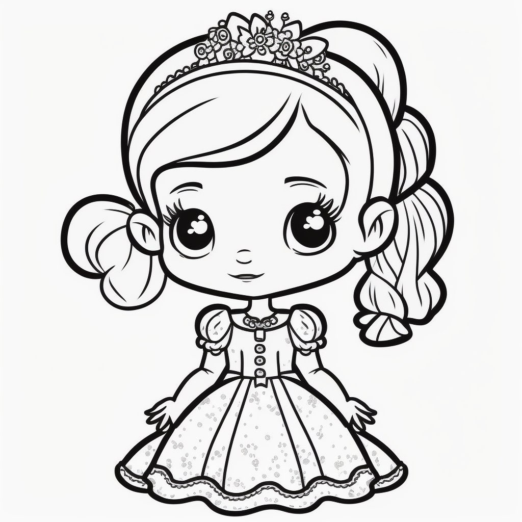 Coloring Page Princess Collection 50 Page Coloring Pages Printable ...