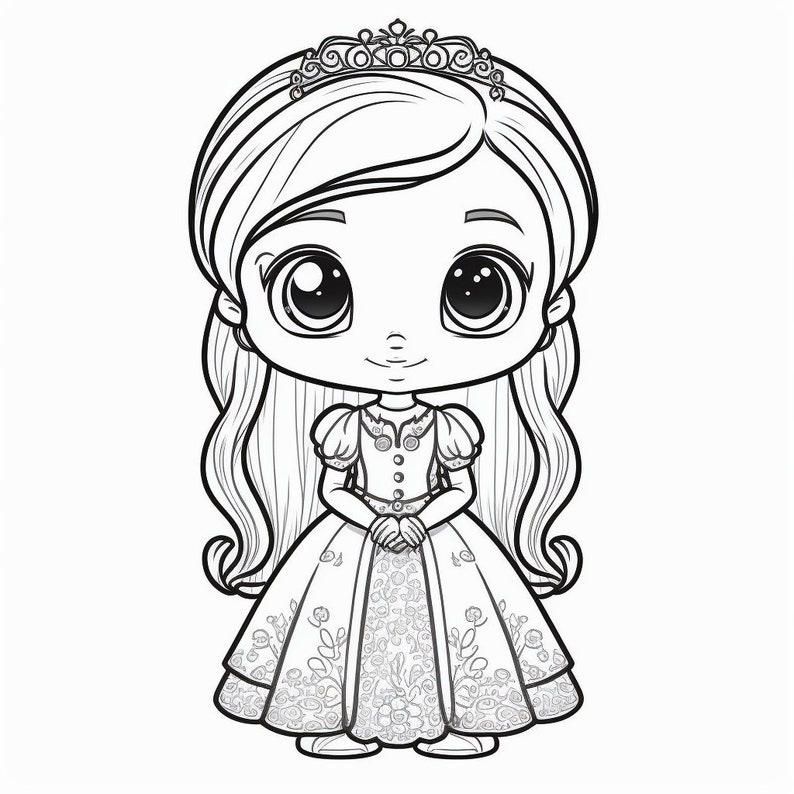 Coloring Page Princess Collection 50 Page Coloring Pages Printable ...