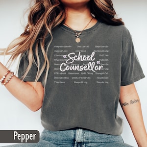 School Counselor shirt, School Counselor Tshirt, School Counselor Gift, Comfort Colors Shirt, School Counselor shirt, School Counseling gift