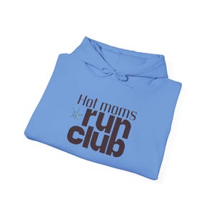 Running Hoodie Hot Moms Run Club Shirt Retro Runner Sweater Marathon Training Gift Fitness Graphic Sweatshirt image 15