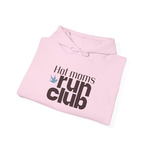 Running Hoodie Hot Moms Run Club Shirt Retro Runner Sweater Marathon Training Gift Fitness Graphic Sweatshirt image 17