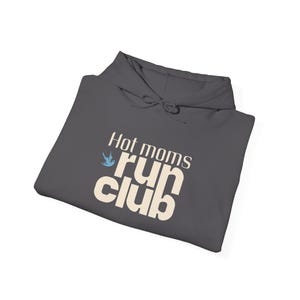 Running Hoodie Hot Moms Run Club Shirt Retro Runner Sweater Marathon Training Gift Fitness Graphic Sweatshirt image 14
