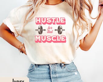 Womens Weightlifting Shirt Comfort Colors Gym Tee Fitness T Shirt Lifting Top Cute Gymwear Strong Woman Gift Weightlifting Shirt for Her