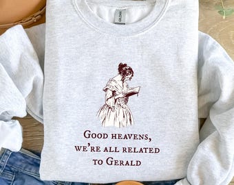 Funny Womens shirt, Silly Sweatshirt, Vintage Style Sweater Gift for Coworker, Ironic Sweatshirt, Absurd Crewneck Sarcastic Gift for her