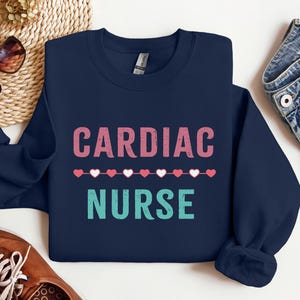 Herz Krankenschwester Sweatshirts, Herz Krankenschwester Pullover, Herz Krankenschwester Shirt, Geschenke für Herz Krankenschwester, Herz Krankenschwester Wertschätzung Geschenk, Kardiologie.