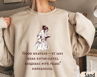 Funny College Graudate Shirt, Recent Graduate Sweatshirt, Vintage Style Sweater Gift for Coworker, Ironic Sweatshirt, Sarcastic Gift for her