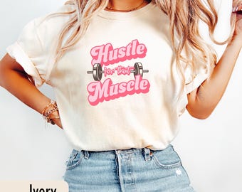 Womens Weightlifting Shirt Comfort Colors Gym Tee Fitness T Shirt Lifting Top Cute Gymwear Strong Woman Gift Weightlifting Shirt for Her