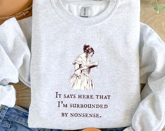 Funny Womens shirt, Unhinged Sweatshirt, Sassy Vintage Style Sweater Gift for Coworker, Ironic Sweatshirt, Sarcastic Gift for her