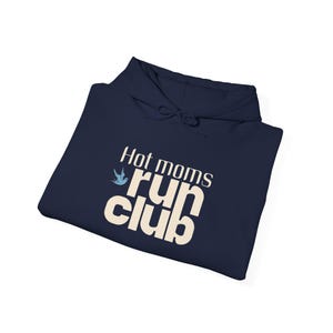 Running Hoodie Hot Moms Run Club Shirt Retro Runner Sweater Marathon Training Gift Fitness Graphic Sweatshirt image 16