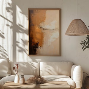 Contemporary Minimalist Poster, Scandinavian Wall Art, Japandi Decor, Zen Gallery Set, Wabi-Sabi Gift, Neutral Abstract Art