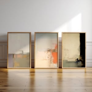 Wabi Sabi Wall Art Set, Japanese Print Set, Gallery Wall Decor, 3 Piece Art, Japan Wall Decor