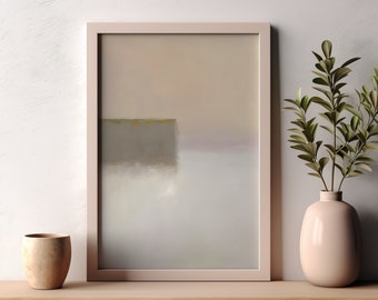 Wabi Sabi Earth Tones Art, Japandi Style Painting (Printable Wall Art)