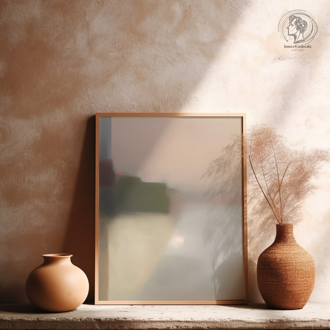 Wabi Sabi Wall Art, Japandi Wall Art, Japandi Art, Earth Tone Wall Art ...