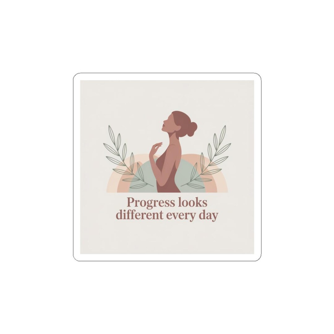 Progress Looks Different Every Day Sticker | Compassion Affirmations ...