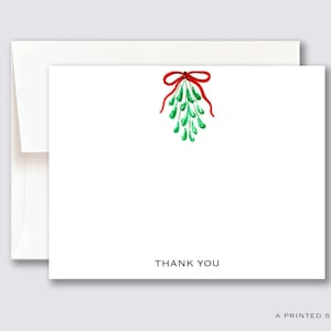 Mistelzweig Dankeschön Grußkarten Set | Weihnachten, Weihnachtsschleife, neues Haus, Geschenk für sie, Urlaub, Housewarming, Weihnachtsgeschenk, Familiengeschenk, Familienkarten