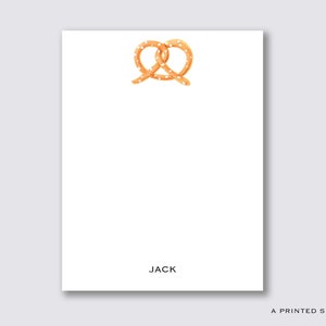Pretzel Personalizowany Notatnik | Akwarelowy Pretzel, Notatnik Przekąsek, Notatnik Dla Dzieci, Personalizowany Notatnik, Prezent Na Parapetówkę, Notatnik Dla Miłośników Jedzenia