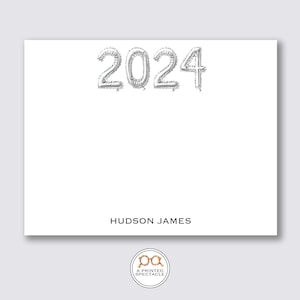 Jeu de cartes de correspondance personnalisées Lettre à bulles 2024 | Papeterie de remise des diplômes, Cadeau pour elle, Papeterie pour enfants, Remerciement de remise des diplômes, Promotion 2024
