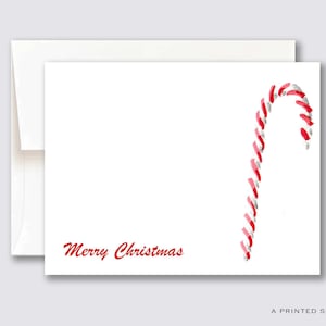Candy Cane Merry Christmas Grußkarten Set | Weihnachten, Ferienkarte, Geschenk für Sie, Weihnachtsgeschenk, Familienkarte, Kinderbriefpapier, Danke