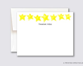 Stars Thank You Notecard Set | Baby Card Set, Kids Stationery, Baby Shower, Mom Gift, Preppy, Cute, New Baby Gift, Baby Boy, Baby Girl