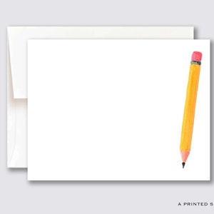 Conjunto de cartões de lápis | Artigos de papelaria para crianças, presente do professor, volta às aulas, presente de feriado do professor, formal, presente do pai, presente do escritor, artigos de papelaria para meninos