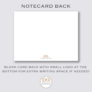 Red Ribbon Wavy Personalized Notecard Set | Baby Shower, Bridal ...