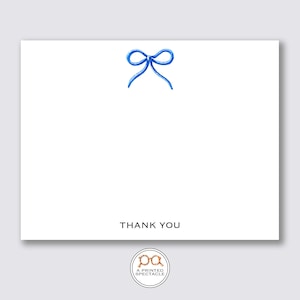 Ensemble de cartes de remerciements bleus | Jeu de cartes pour bébé, papeterie pour bébé, baby shower, cadeau maman, cadeau papa, preppy, mignon, cadeau nouveau né, bébé garçon