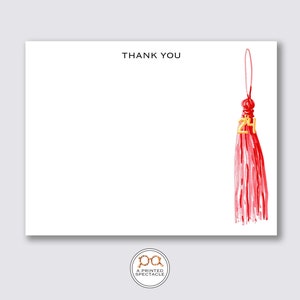 Ensemble de cartes de remerciements rouges à pampilles de Diplôme | Papeterie pour l'obtention du diplôme, Remise des diplômes, Papeterie pour enfants, Merci de remise de diplôme, Promotion 2024