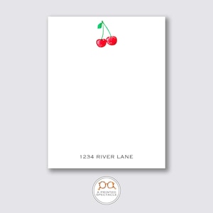 Spersonalizowany Notatnik Cherry | Notatnik, Notatnik Owocowy, Lista Rzeczy Do Zrobienia, Spersonalizowany Notatnik, Prezent Na Parapetówkę, Notatnik Foodie, Prezent Dla Niej