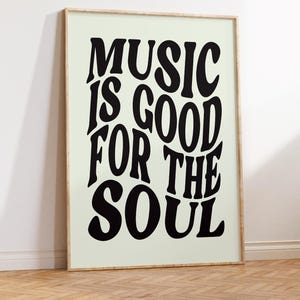 Impressão musical, arte de parede de música retrô, impressão de música soul, impressões musicais coloridas, impressão de música de dança disco, pôster de letras de música, pôster de música de dança
