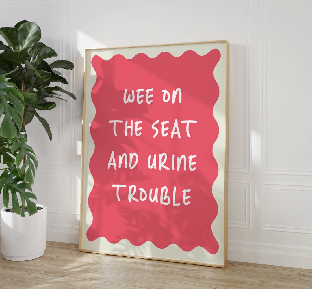 Funny Bathroom Print Bathroom Wall Art Funny Quote Prints Etsy