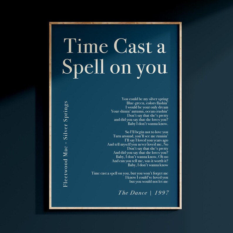 Favourite Song Lyric Prints Custom Music Poster Favourite Song Lyrics