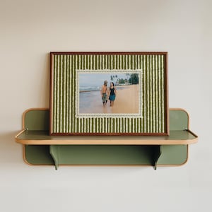 Custom Photo Print, Vintage Stripe Poster, Personalised Gift for Couples, Engagement, Anniversary, Birthday