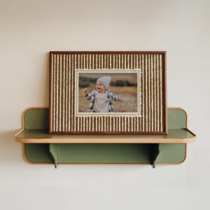 Custom Photo Print, Vintage Stripe Poster, Personalised Gift for Couples, Engagement, Anniversary, Birthday