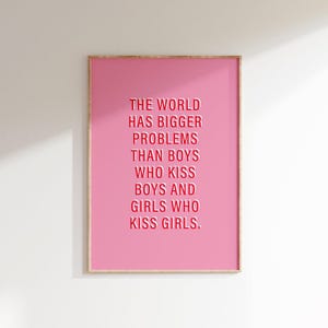LGBTQ+ Pride Prints - Funny Pride Art - Gay Pride Gift - Rainbow Decor - Pride Poster - Queer Art - Funny Queer Print - Gay Pride Typography