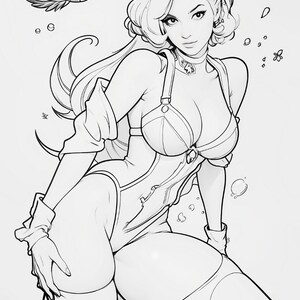adult coloring, anime coloring, digital download, sexy coloring page, pin up coloring book, beautiful women, modern clip art, mature anime art, NSFW images nude, NOT coloring book, porn coloring page, fantasy sex comic, erotic nude photo, bondage