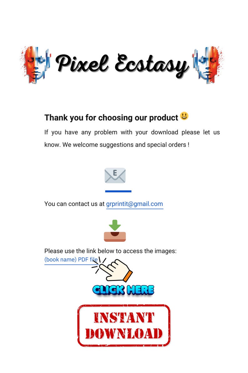 Instant digital download coloring books by https://pixelecstasy.com